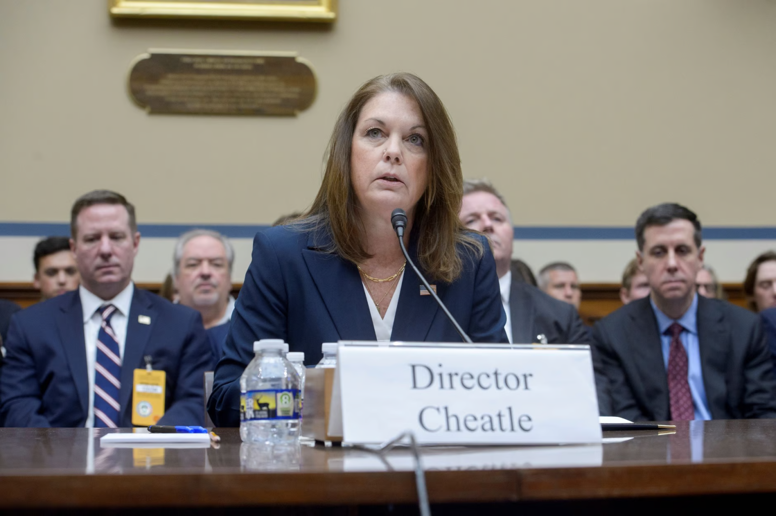 U.S. Secret Service Director Kimberly Cheatle testifies before the House Oversight and Accountability Committee about the attempted assassination of former President Donald Trump at a campaign event in Pennsylvania, at the Capitol in Washington, Monday, July 22, 2024. (Credit: Associated Press / Rod Lamkey, Jr.)