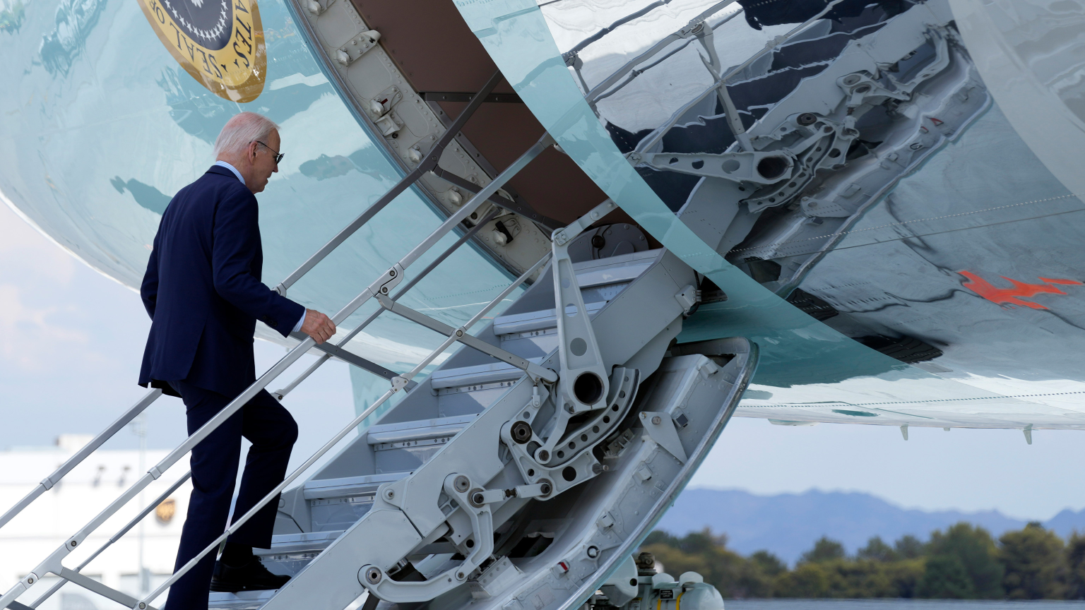 President Joe Biden tests positive for COVID following a campaign event in Las Vegas.