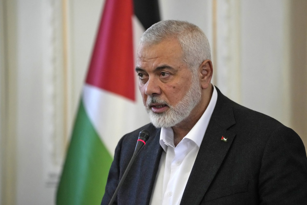 Hamas leader Ismail Haniyeh.