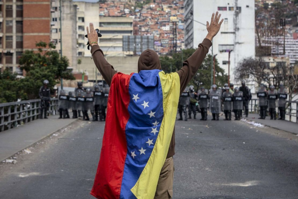 Venezuela protests as measures against Juan Guaidó deepen crisis. (Credit: CNN)