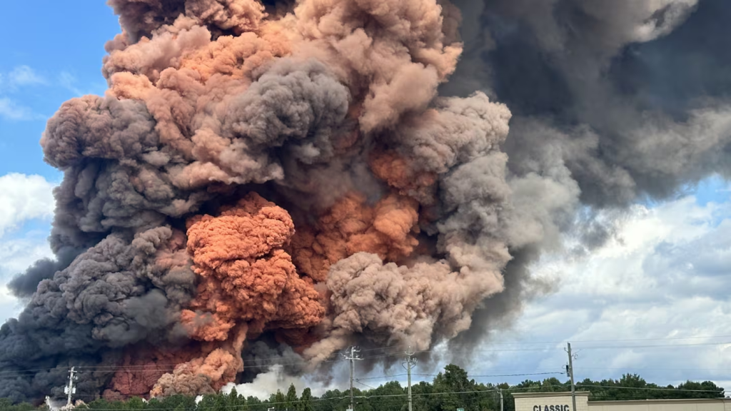 Conyers BioLab Fire Forces 17,000 Residents to Evacuate