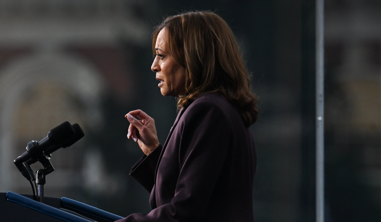 Vice President Kamala Harris concession speech 2024, admiting defeat to President-elect Donald J. Trump on Wednesday. (Image Credit: Kenny Holston/The New York Times)
