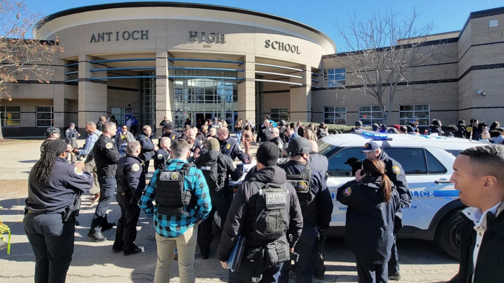 Tragedy at Antioch High School: Two Dead, One Injured Tragic Shooting at Antioch High School: Two Students Dead, Another Injured. (Image Credit: Metropolitan Nashville Police Department)
