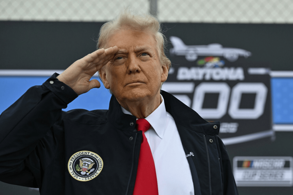 President Donald Trump attends NASCAR's Daytona 500 Ahead of President's Day 2025. (Image Credit: AP)