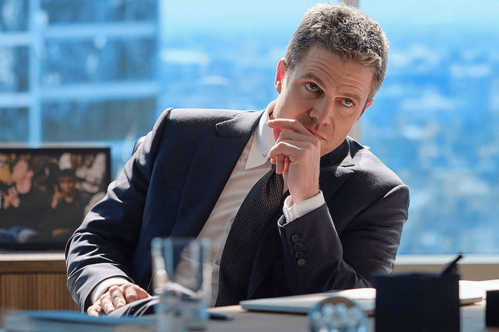 Stephen Amell as Ted Black in The New 'Suits LA' Spinoff. (Image Credit: NBCUniversal)