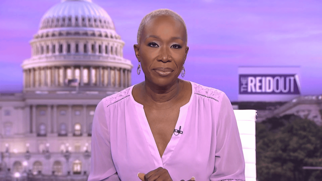 Joy Reid’s Leftist Show Canceled in Shocking MSNBC Political Shake-Up. (Image Credit: MSNBC)