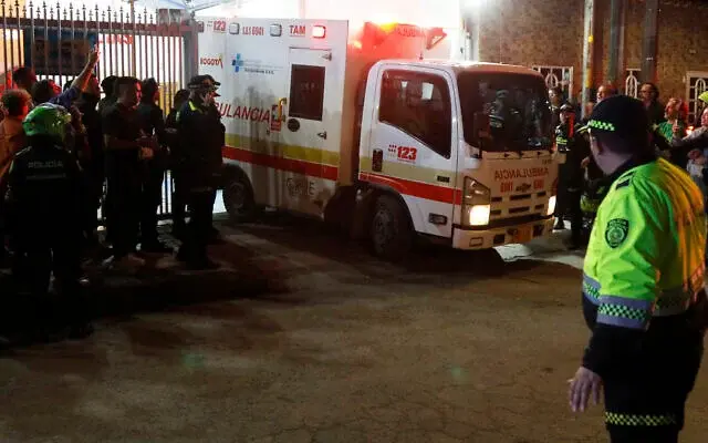 Colombian Presidential Hopeful Miguel Uribe Shot at Campaign Rally 1 Outside of the hospital where Colombian senator and presidential candidate Miguel Uribe shot during a campaign rally in Bogota, Colombia, June 7, 2025. (Image Credit: Jhon Wilson Vizcaino/AP)