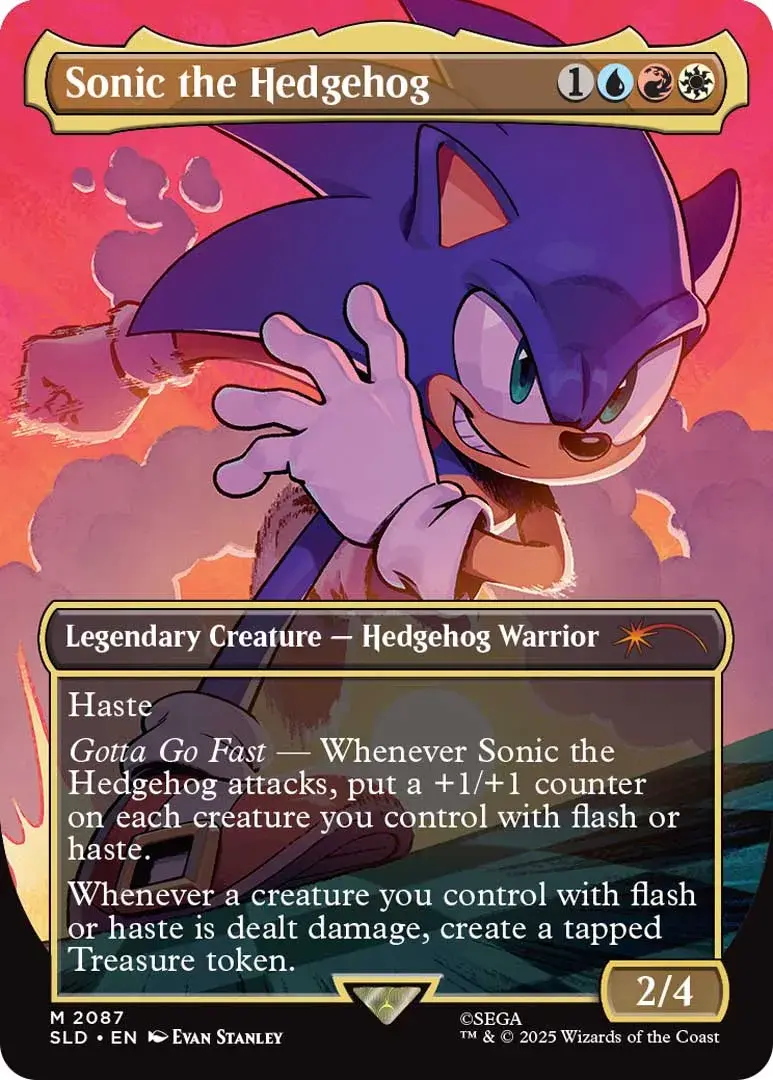 Magic: The Gathering x Sonic The Hedgehog Collab Announced 1 Sonic Magic: The Gathering “Secret Lair x Sonic: Friends & Foes” Collection.