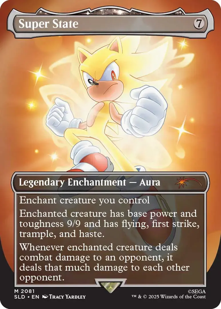 Magic: The Gathering x Sonic The Hedgehog Collab Announced 2 Super State Magic: The Gathering “Secret Lair x Sonic: Friends & Foes” Collection.