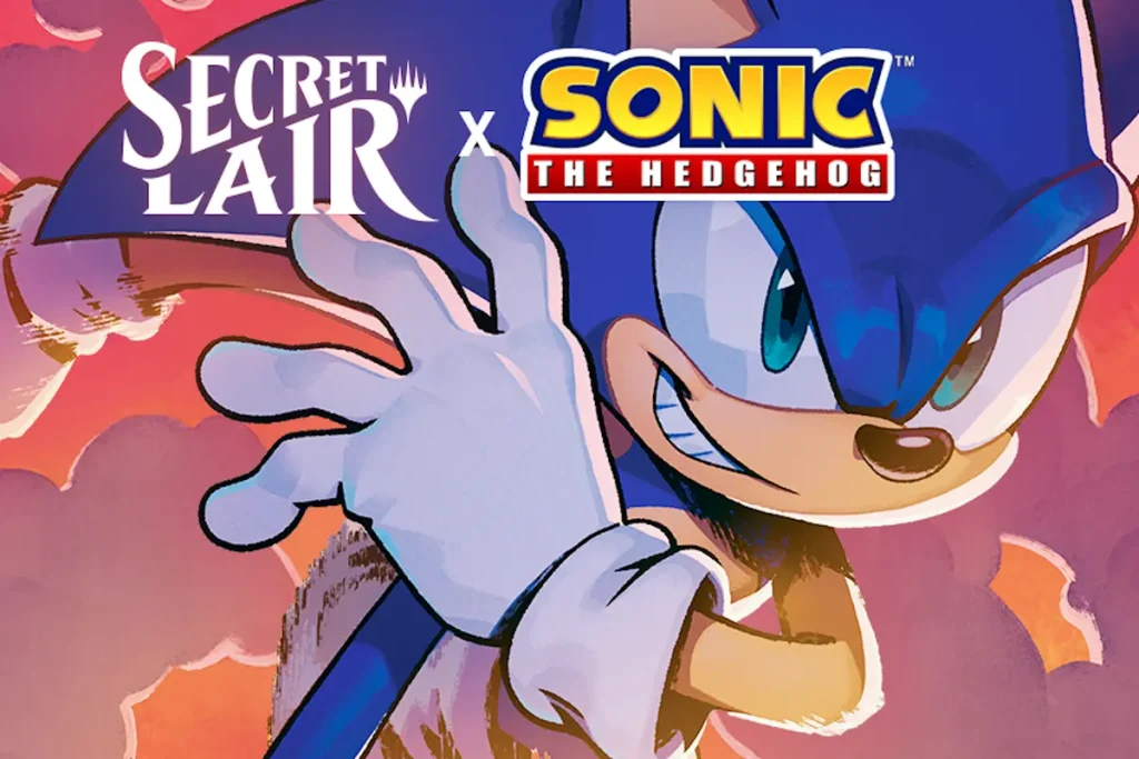 Magic: The Gathering x Sonic The Hedgehog Collab Announced Sonic the Hedgehog Collab With Magic: The Gathering Secret Lair. (Image Source: SEGA/Hasbro)