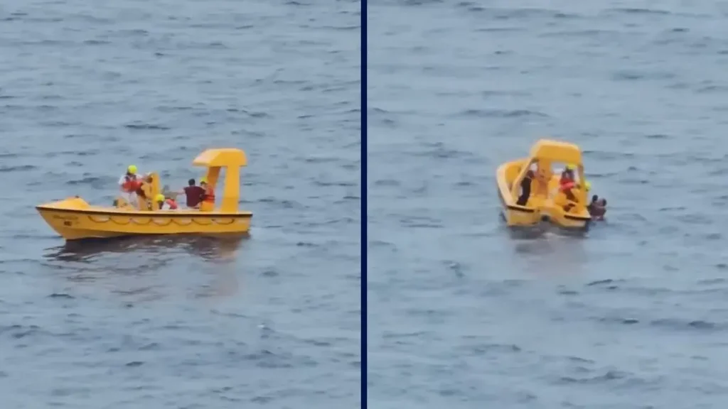 Child Fell Overboard on Disney Cruise Ship A Father Jumped in To Save A Child Fell Overboard from Disney Dream Cruise Ship (Image Credit: Janice Martin-Asuque)