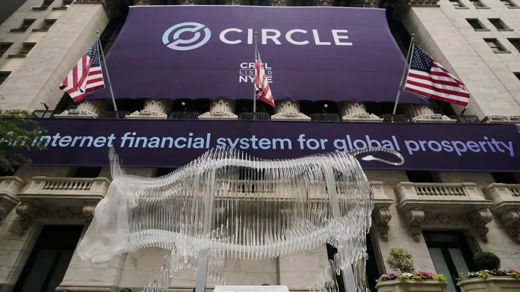 Circle Internet Group set to make its debut on the New York Stock Exchange. (Image Credit: AP)