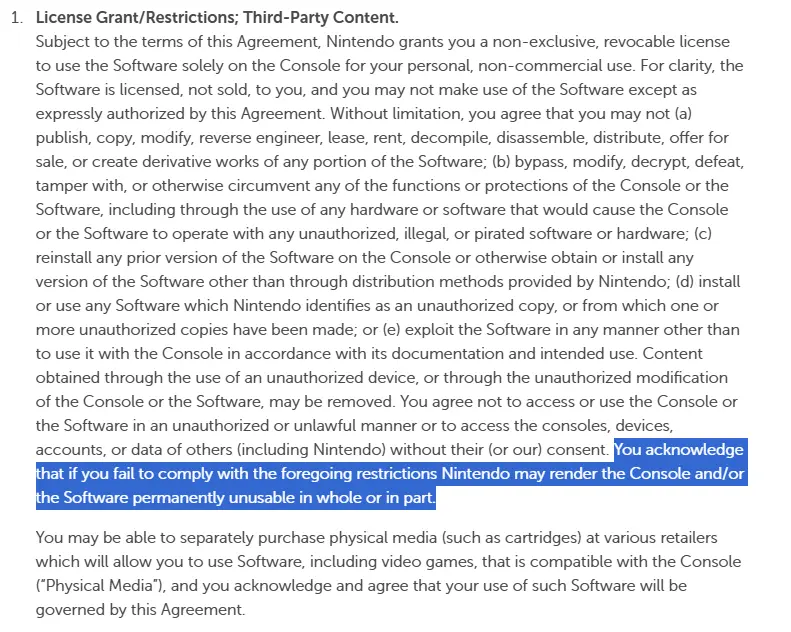 This policy update could be the reason for Nintendo Switch 2 ban wave. (Image Source: Nintendo)