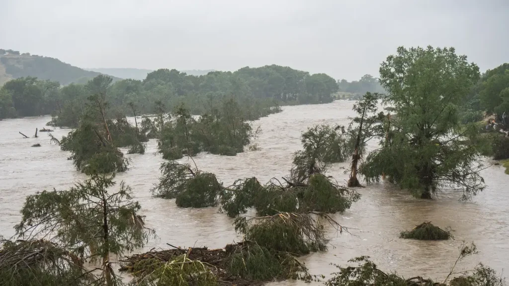 Camp Mystic Flooding: Search Efforts Intensify as Dozens of Girls Still Missing Amid Central Texas Flash Floods. (Credit: Eric Vryn/Getty Images)