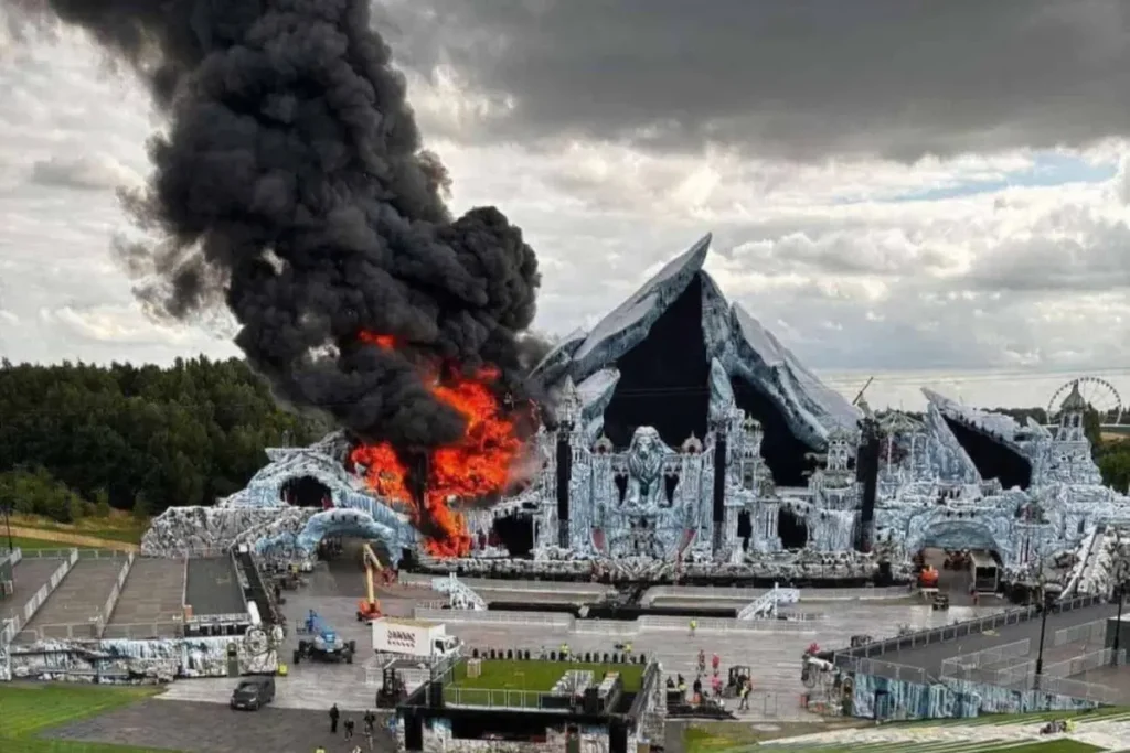 Massive Fire Ravages Tomorrowland Main Stage Ahead of Festival. (Image Credit: AP)