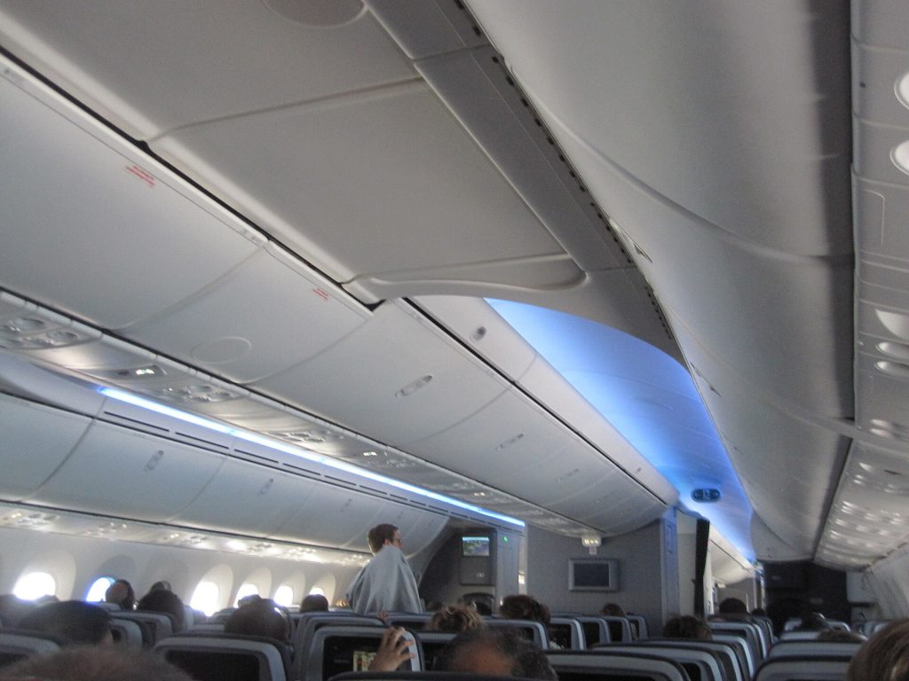 Boeing 787 Dreamliner window dimming mechanism