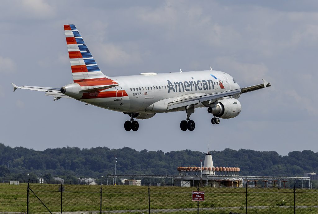 Air traffic control tower at Washington DC airport with SMART system interface