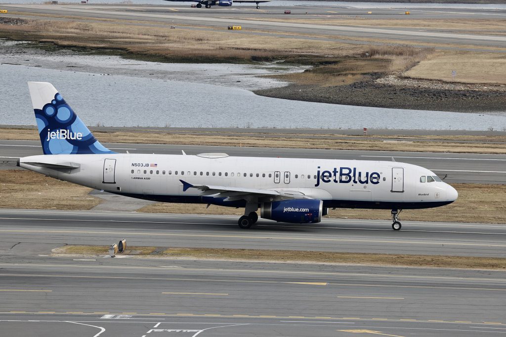 JetBlue BlueFirst first class seat interior