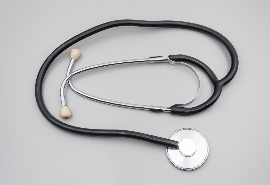 Stethoscope and medical documents representing Pope lung cancer diagnosis