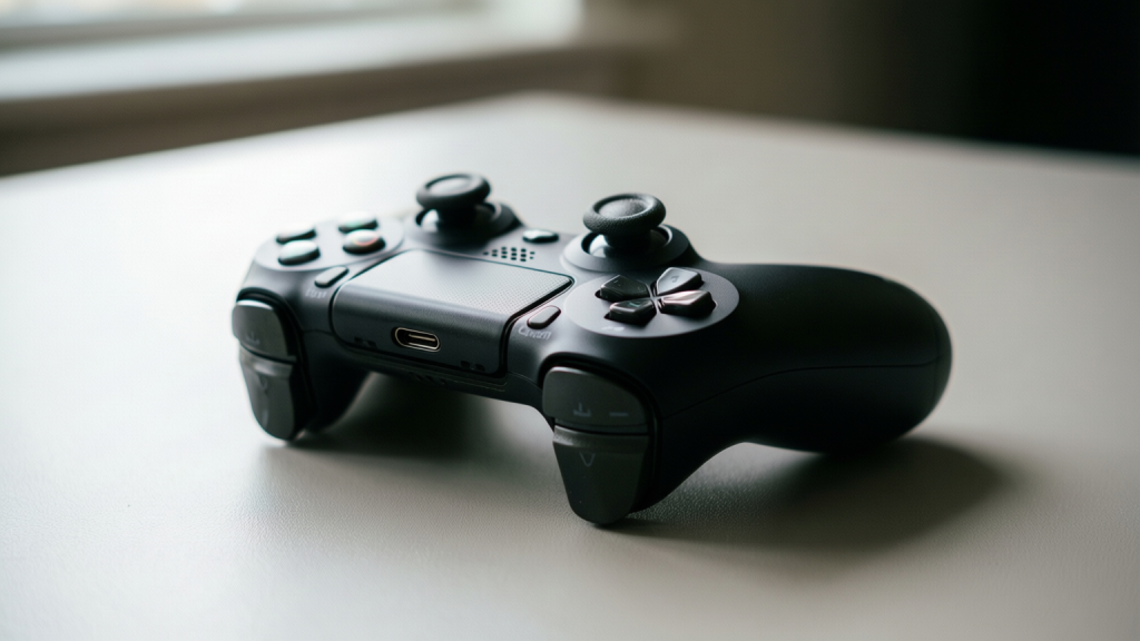 Xbox Nano controller on a plain surface