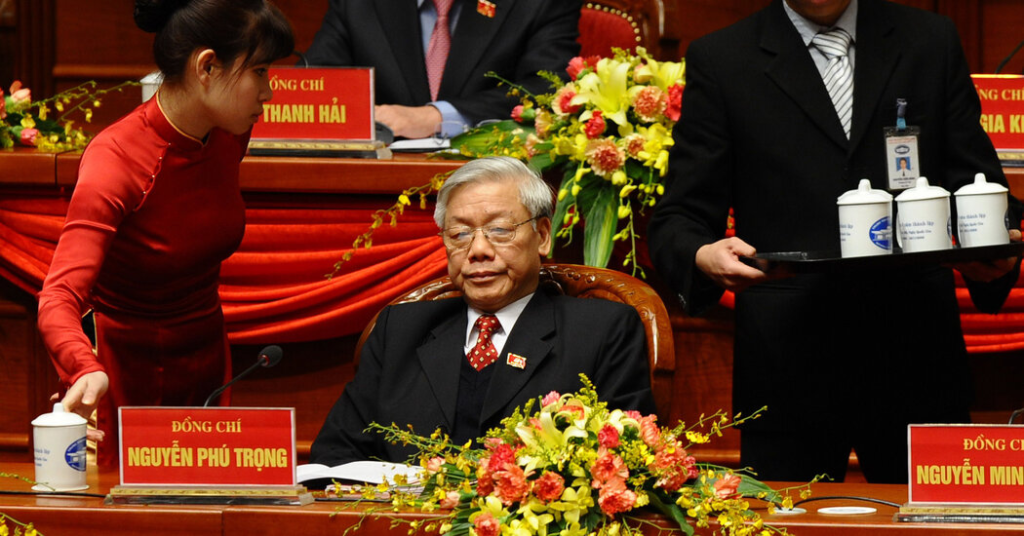 Nguyen Phu Trong, Vietnam's Top Communist Party Leader, Dies at 80 1 Nguyen Phu Trong, center, at the Vietnam Communist Party’s 11th National Congress in Hanoi, in 2011, at which he was voted to be the party’s new general secretary. (Credit: Hoang Dinh Nam/Agence France-Presse — Getty Images)