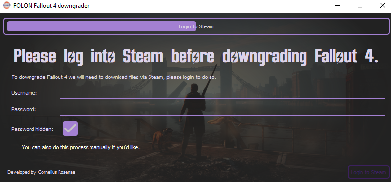 Team FOLON’s downgrader tool from Nexus Mods. (Source: Team FOLON)