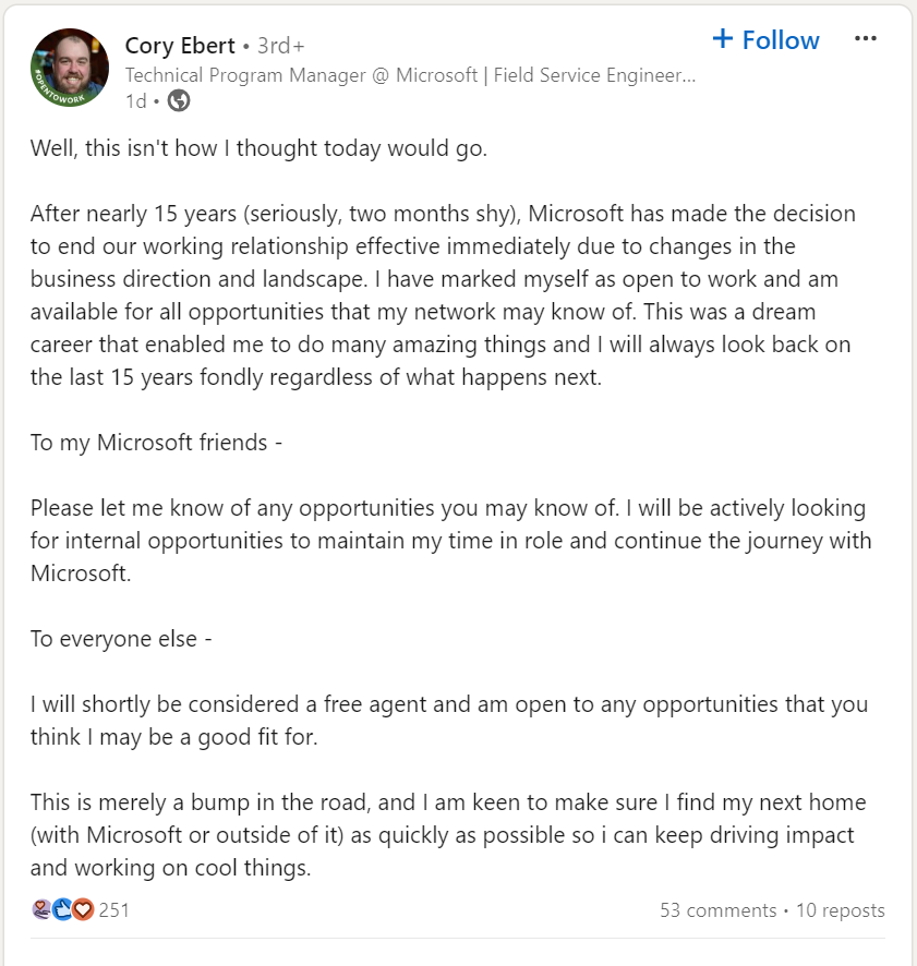 Microsoft Conducts Another Round of Layoffs Affecting Xbox 2