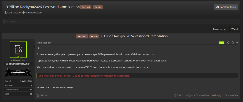 10 Billion Stolen Passwords Were Shared Online in Recent Record-Breaking Leak 1