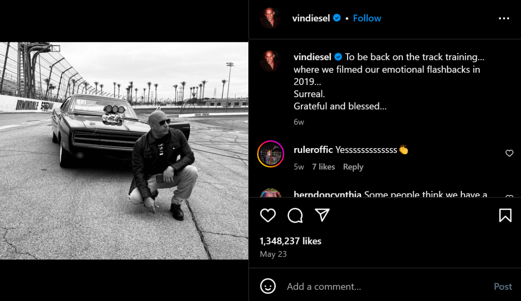 Vin Diesel Teases Nostalgic Update for 'Fast and Furious 11' 1