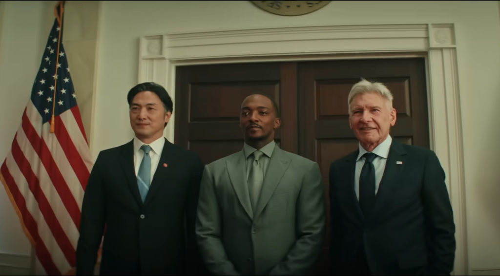Sam Wilson Takes Flight With Thaddeus Ross "Red Hulk" in First 'Captain America: Brave New World' Trailer 1