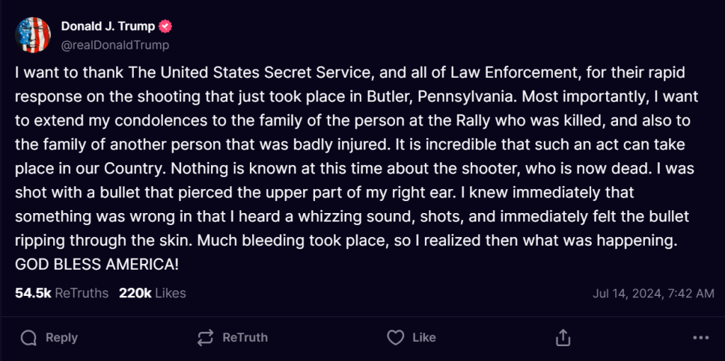 Trump Rally Shooting: Former President Safe After Assassination Attempt 3