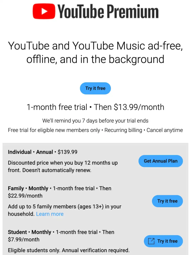 YouTube Cracks Down on VPN-Powered Discounts for Premium Subscribers 1