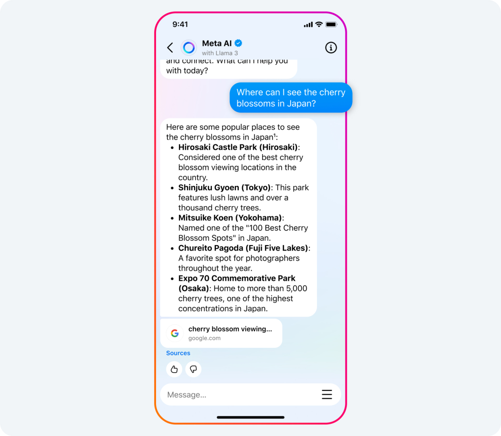 Meta Rolls Out AI-Powered Chatbot in India Across It's Platforms 2