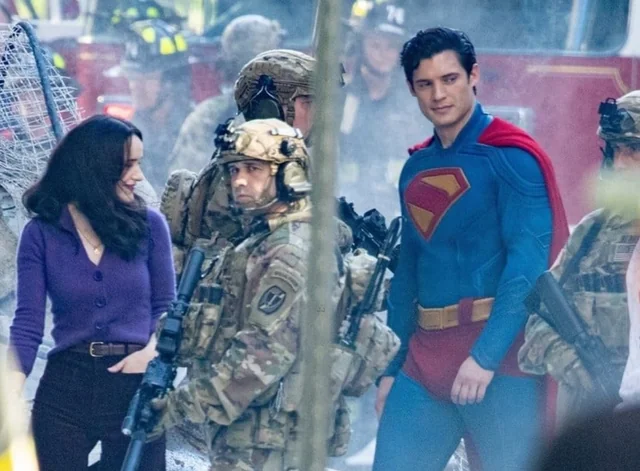 Superman: Legacy Set Photos Reveal First Look at David Corenswet and Rachel Brosnahan in Iconic Roles 1