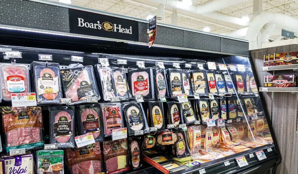 Boar’s Head Expands Deli Meat Recall Amid Listeria Outbreak Boar's Head deli meats display at a Publix grocery store in Athens, Georgia. (Credit: Jeffrey Greenberg/Universal Images Group via Getty Images)