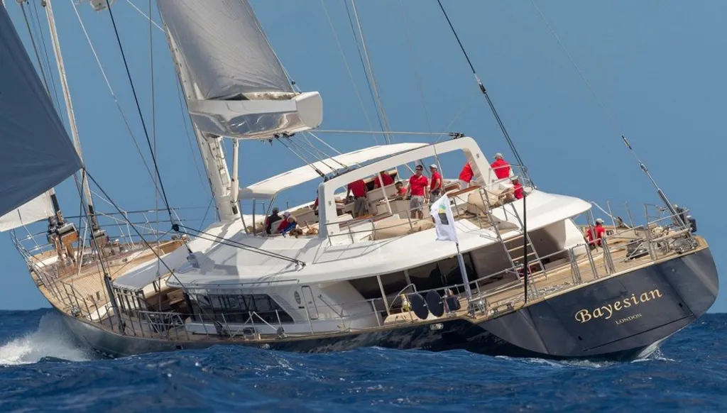 Mike Lynch's Superyacht Sinking: What Happened ? 1 Mike Lynch's yacht sinking. The Bayesian won several awards for its styling when it was first made. (Image Credit: EPA-EFE/REX/Shutterstock)