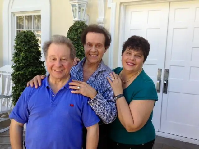 Richard Simmons with his brother, Lenny, and Lenny’s wife, Cathy. (Image Credit: Richard Simmons' Twitter / X)