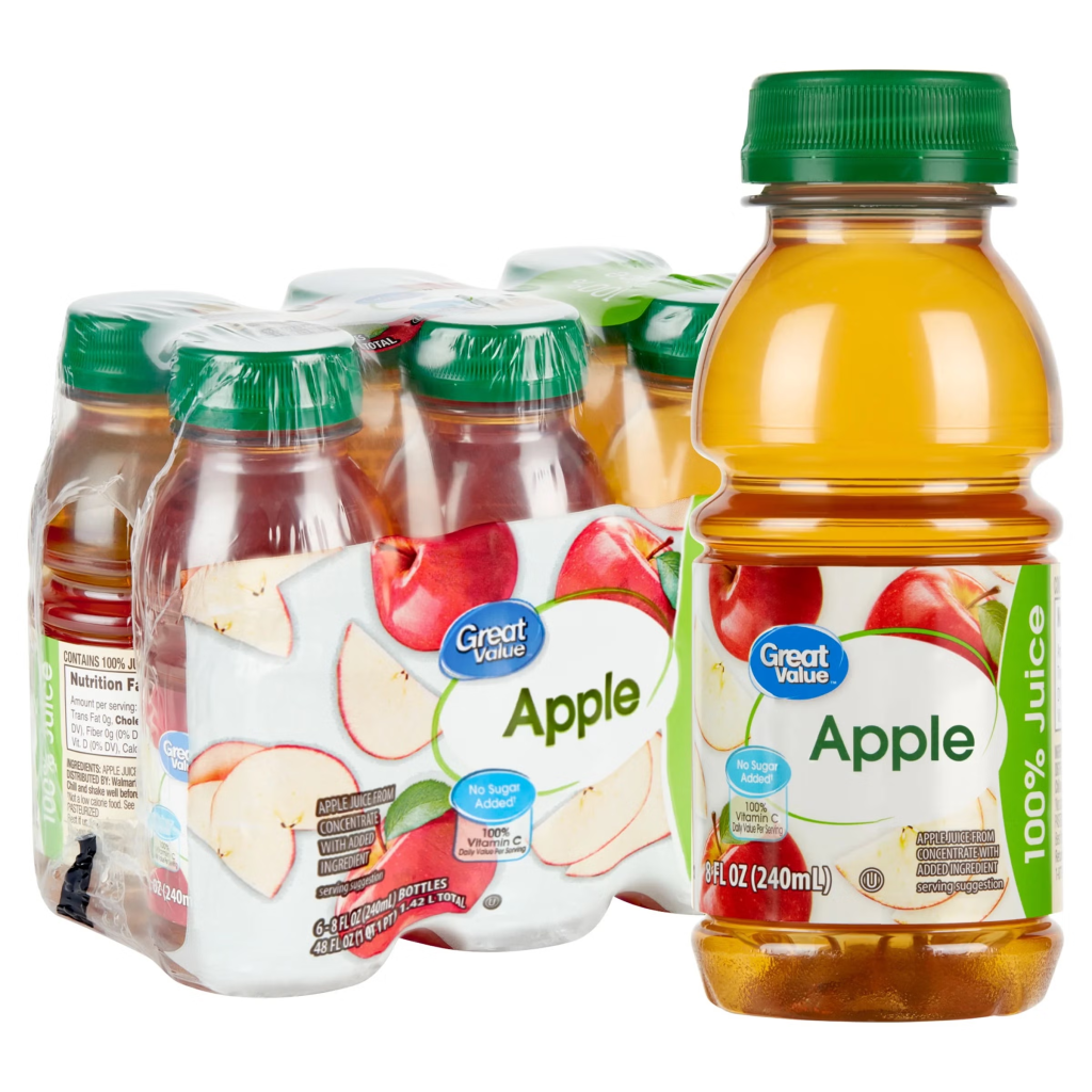 Walmart Recalls Great Value Apple Juice Due to Elevated Arsenic Levels 1 Walmart recalls Great Value Apple Juice Packages sold U.S wide over high arsenic levels (Image Credit: Walmart)