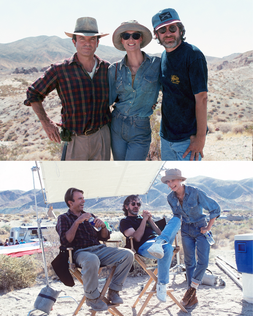 "Jurassic World Rebirth": A New Chapter in Dinosaur Adventure 5 Behind the scene images of the original 1993 Steven Spielberg's "Jurassic Park." (Image Credit: Universal Pictures)