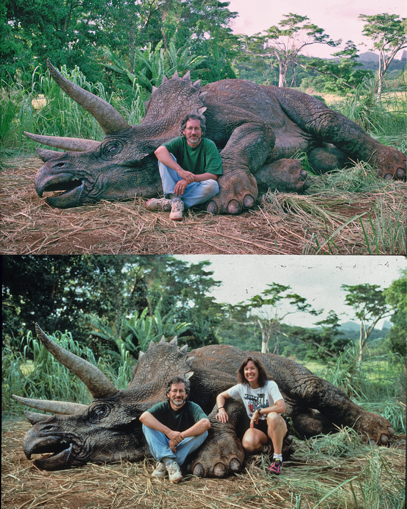 "Jurassic World Rebirth": A New Chapter in Dinosaur Adventure 6 Behind the scene images of the original 1993 Steven Spielberg's "Jurassic Park." (Image Credit: Universal Pictures)