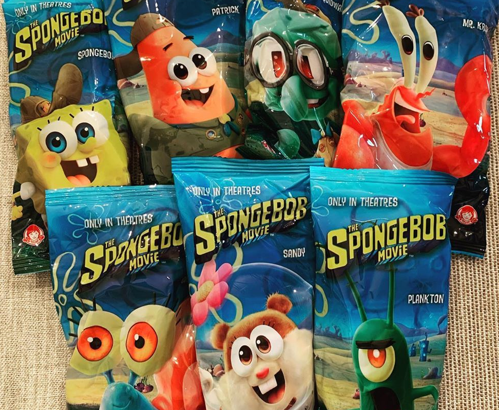 Wendy’s and SpongeBob SquarePants: The Krabby Patty Collaboration 4 A Wendy’s Kids’ Meal promotional toys that comes with a The SpongeBob Movie: Sponge on the Run clip inspired by the film that was released in 2019. (Image Source: @nicktoonsjunkie Instagram)
