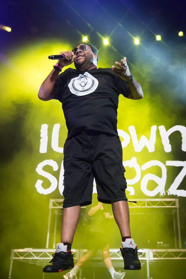Rapper Fatman Scoop Collapses on Stage in Hamden, Connecticut 1 Fatman Scoop was performing with other artists in Connecticut before collapsing behind the DJ booth (Credit: Getty Images)