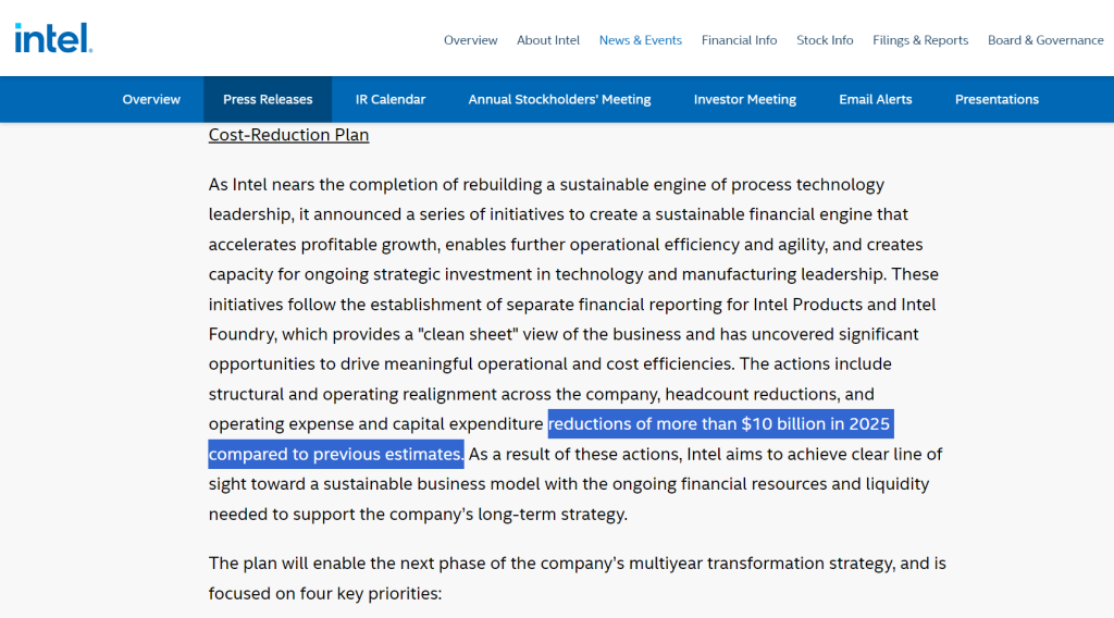 Source: Intel Second-Quarter 2024 Financial Reports.