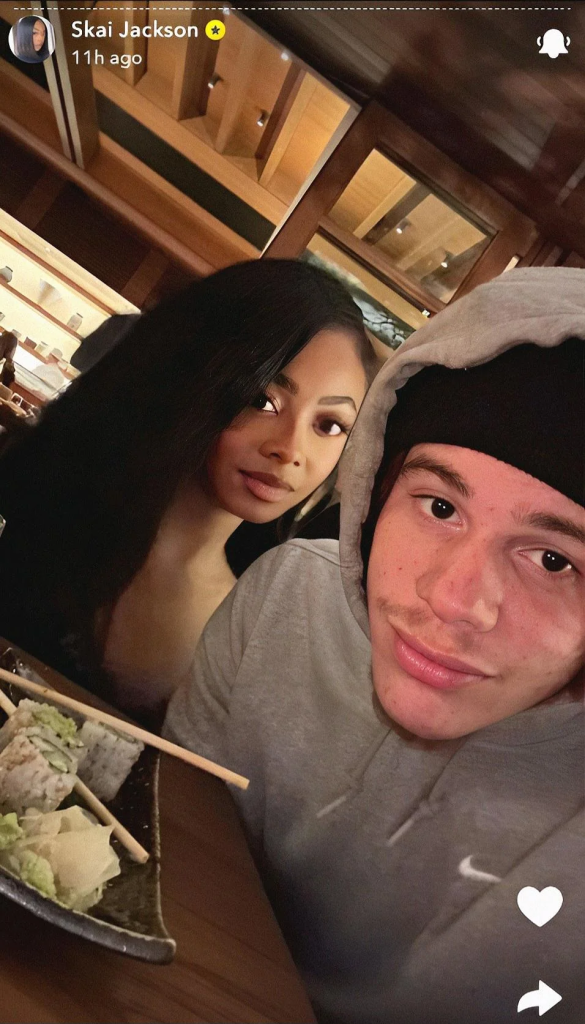 Skai Jackson Arrested After Public Altercation with Boyfriend at Universal Studios 2 Very little is known about Skai Jackson's alleged boyfriend/fiance and he has a non-prominent social media presence. Skai has only posted her boyfriend on her social media on rare occasions, often hiding his facial appearance. (Source: Skai Jackson's Snapchat)