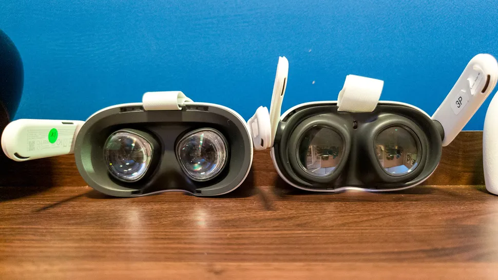 Meta Quest 3S : The Affordable VR Headset For Everyone 1 The Meta Quest 3 (left) vs. The Meta Quest 3S (right) lenses. (Image credit: Nicholas Sutrich / Android Central)