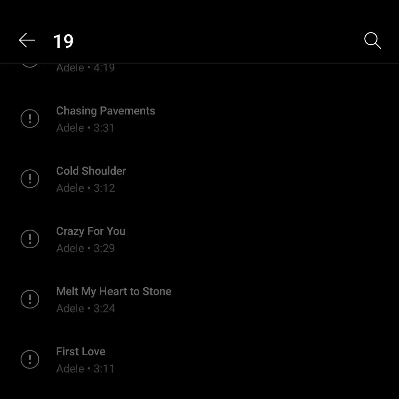 Users are seeing various error messages like “This video contains content from SESAC. Adele’s older albums are almost entirely blocked, while some of her newer tracks remain available.