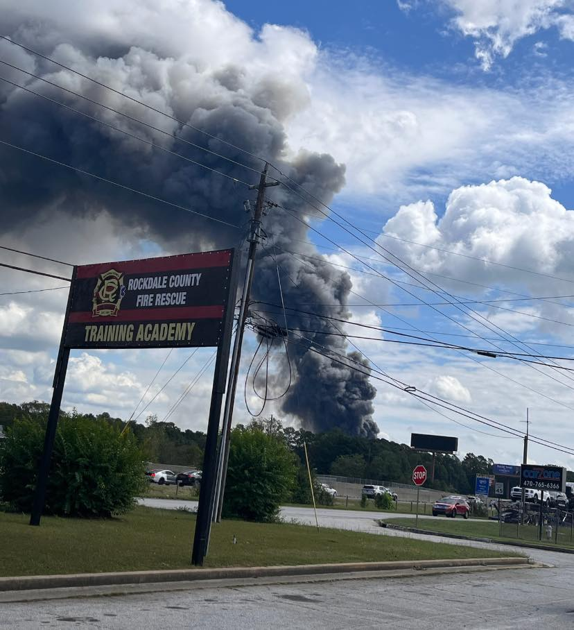 Conyers BioLab Fire Forces 17,000 Residents to Evacuate 1 The Biolab Conyers fire forces over 17,000 residents to evacuate. (Image Source: Rockdale County Government)