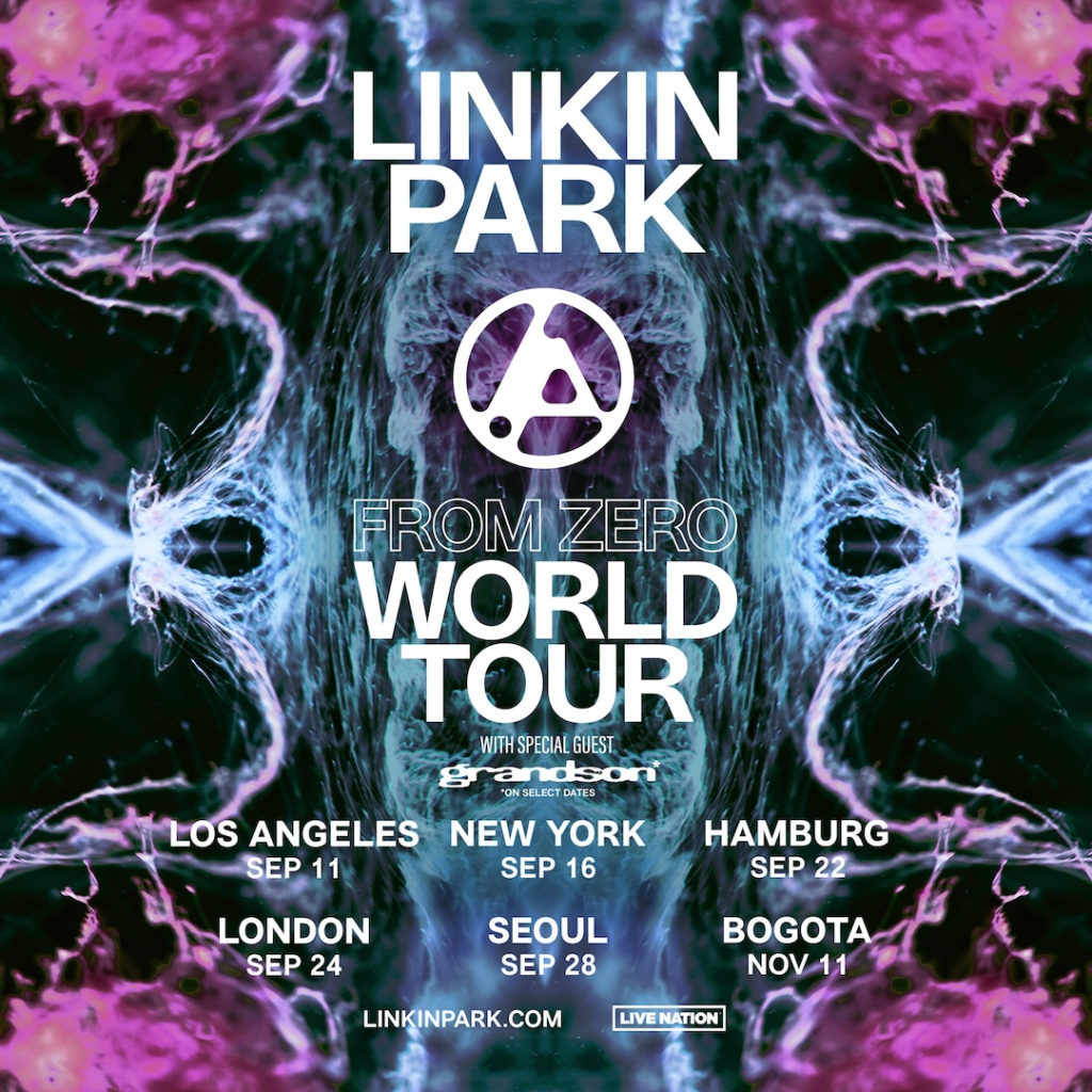 Linkin Park Welcomes Emily Armstrong as New Lead Singer 3 Linkin Park’s first performance with Emily Armstrong as the new singer is set to kick off the "From Zero" World Tour, which begins at the Kia Forum in Los Angeles on September 11, 2024. The tour marks the band’s return to live shows after a seven-year hiatus. Fans will have the chance to see the band perform across multiple cities, including New York, Hamburg, London, Seoul, and Bogota. (Image Credit: Linkin Park)
