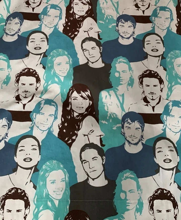 The Mystery Of Celebrity Number 6 Finally Solved 1 "Celebrity Number Six" is an unidentified celebrity depicted on a piece of fabric owned by a Reddit user, TontsaH. TontsaH posted an image of the fabric on Reddit, seeking help to identify the celebrities featured on it. Each celebrity on the fabric was assigned a number and identified one by one, except for the last remaining unidentified person, who was designated as "Celebrity Number Six.” (Source: Reddit)