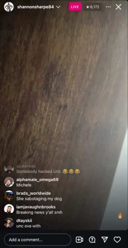Shannon Sharpe's Break Silence On Instagram Live NSFW Incident 2 Pro Football Hall of Famer and ESPN personality Shannon Sharpe recently found himself at the center of a social media controversy. On September 11, 2024, Sharpe's Instagram account, @shannonsharpe84, went live during an apparent intimate encounter, revealing explicit audio to his 3.2 million followers.